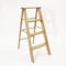 Putnam Rolling Ladder 3 Step Red Oak Step Stool 250 lb. Load Capacity Zinc Plated PL.150-36.RO - alternate 1